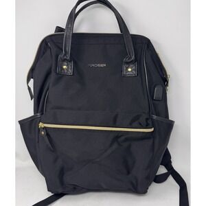 KROSER 16" Travel Laptop Backpack TSA Friendly,‎ Water-Repellent, Black